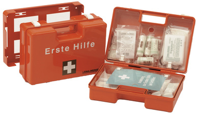 LEINA Erste-Hilfe-Koffer SAN, Inhal t DIN 13157, orange (8921033)