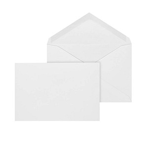 ÖKI Briefumschläge DIN B6 ohne Fenster weiß nassklebend 100 St.