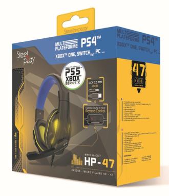 PIXMINDS STEELPLAY Wired Headset HP47