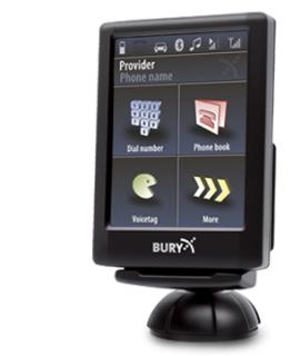 BURY CC 9056 Plus Freisprecheinrichtung schwarz