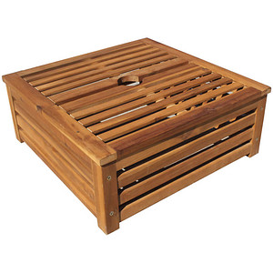 Garden Pleasure Sonnenschirmständer Taylor 985168 braun Holz