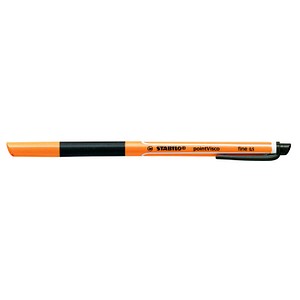 10 STABILO pointVisco Gelschreiber orange 0,5 mm, Schreibfarbe: schwarz