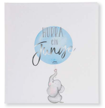 GOLDBUCH Baby Hurra- ein Junge 30x31 60 weißen Seiten     15206