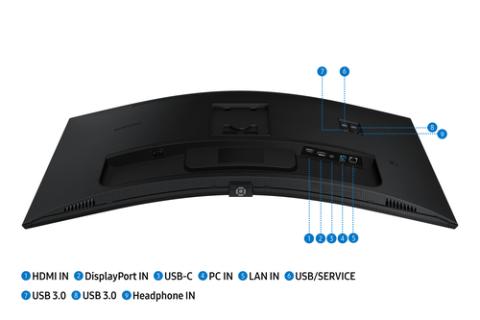 SAMSUNG ViewFinity S65UC S34C652UAU Curved Monitor 86,0 cm (34,0 Zoll) schwarz