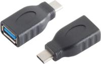 S-CONN 13-30008 USB 3.1 C USB 3.0 A Schwarz Kabelschnittstellen-/adapter (13-30