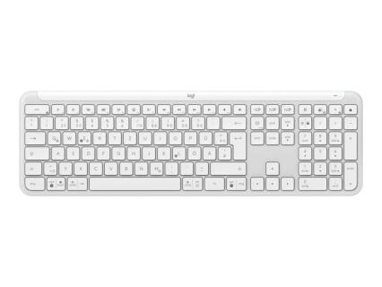 Logitech Signature Slim K950 Tastatur kabellos weiß