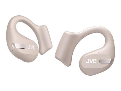 JVC HA-NP50T-C Nearphones Leichter Open Ear True Wireless Kopfhörer sandbeige