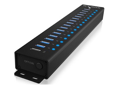 RAIDSONIC IB-HUB1717-U3 16+1 port USB Hub