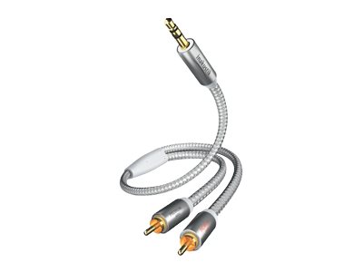 IN-AKUSTIK Premium Audio Kabel 3,5 mm Klinke - Cinch 1,5 m