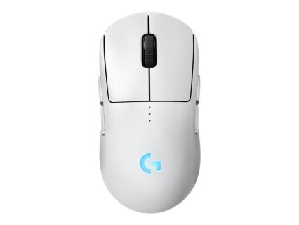 LOGITECH PRO 2 LIGHTSPEED Weiß Gaming-Maus, Rechts- und Linkshändig, LIGHTSYNC 