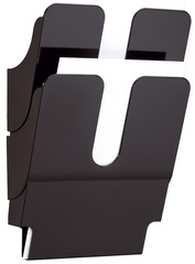 DURABLE Wand-Prospekthalter-Set "FLEXIPLUS 5,10cm (2"), A4, schwarz Prospektspe