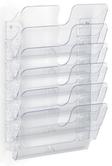 DURABLE Wand-Prospekthalter-Set "FLEXIPLUS 15,20cm (6"), A4 Prospektspender im 