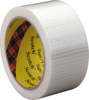 3M Scotch Filament-Klebeband 8959, 75 mm x 50 m, transparent gepackt zu 12 Roll