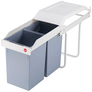 Hailo Einbau-Mülltrennsystem Multi-Box duo L, 2 x 14 Liter