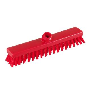 Hygiene - Schrubber, Außengewinde mit Innensechskant, 28 cm | rot passender Stiel mit Sechskant oder Haug-Siele mit Achtkant mit Adapter ||63561|| oder normale Gewindestiele mit Adapter für Artikel ||63562|| + ||63563|| + ||63561||