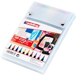 10 edding 1340 Brush-Pens farbsortiert