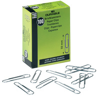 DURABLE Briefklammern 50mm verzinkt 100 Stück