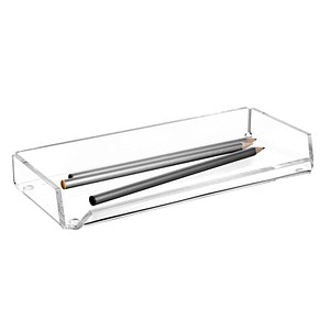 MAUL Stifteschale Acryl, glasklar, Stärke: 4 mm Maße: (B)220 x (T)100 x (H)30 m