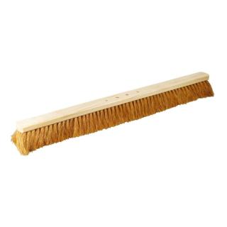 Kokossaalbesen 80 cm, Körper: Holz unlackiert, Borsten: Kokos, 4-Loch-System passender Stiel Artikel ||70689||, ||91191||