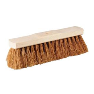 Kokosbesen 30 cm, Körper: Holz unlackiert, Borsten: Kokos | mit Stielloch 