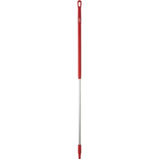 Aluminiumstiel "Vikan", 1,51 m | rot ergonomischer Aluminiumstiel mit Gewinde, Ø 31 mm