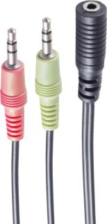 S-CONN ShiverPeaks BS14-05040 - 2 x 3.5mm - Männlich - 3.5mm - Weiblich - 0,15 