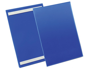 DURABLE Kennzeichnungstasche, selbstklebend, 100 x 38 mm aus PP, 2 Klebestreife