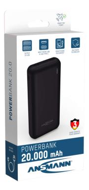 ANSMANN Powerbank 20000 mAh PB212 bk