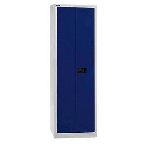 BISLEY Stahlschrank Universal E782A04B6505 lichtgrau, oxofordblau 60,0 x 40,0 x 195,0 cm