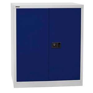 BISLEY Stahlschrank Universal E402A01G505 lichtgrau, oxofordblau 91,4 x 40,0 x 100,0 cm