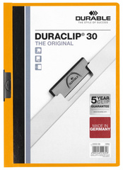 DURABLE DURACLIP 30 A4 - Orange - Weiß - PVC - A4 (2200-09)