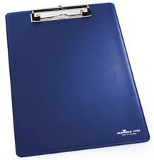 DURABLE Klemmbrett, DIN A4, dunkelb lau, mit Tasche (9235007)