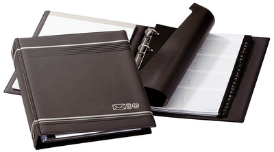 DURABLE Telefonringbuch TELINDEX, DIN A5, anthrazit - für den Markt: D - L - A 