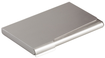 DURABLE Visitenkarten-Etui BUSINESS CARD BOX, mattsilber aus Aluminium, für 20 