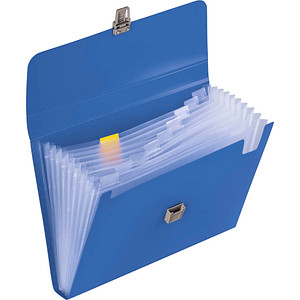 BRUNNEN Fächermappe FACT!pp 10 Fächer blau