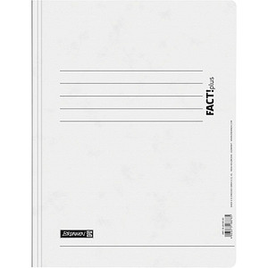 BRUNNEN Spiralhefter FACT!plus Karton weiß DIN A4