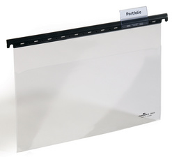 DURABLE Hängehefter, DIN A4, transparent, 60 mm Rastreiter