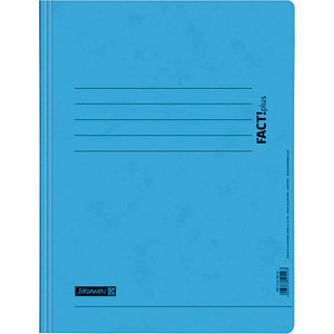 BRUNNEN Spiralhefter FACT!plus Karton hellblau DIN A4