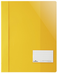 DURABLE Schnellhefter Überbreit, A4+, PVC, gelb