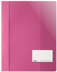 DURABLE Schnellhefter Überbreit, A4+, PVC, dunkelrosa