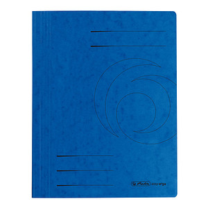 herlitz Schnellhefter Quality Karton blau DIN A4
