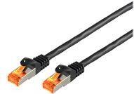 S-CONN TP-Patchkabel CAT 6a S/FTP Outdoor schwarz 15,0m
