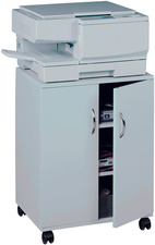 DURABLE Multifunktionswagen Profi,Holz,2 Böden,2 Flügeltüren,4 Rollen/2 Festste