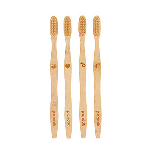 4 pandoo Zahnbürsten