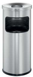 DURABLE Papierkorb SAFE, mit Flammenlöschkopf, 17 Liter rund, 2 Liter-Ascher, a