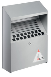 DURABLE Wandascher METALL, 4 Liter, metallic silber (9333423)