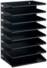 DURABLE Sortierstation Business, 8 Fächer, schwarz aus pulverbeschichtetem Stah