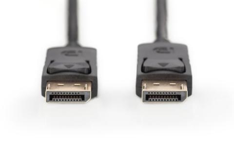 ASSMANN Anschlusskabel Displayport 1.2 AWG28 2xgeschirmt schwarz 5m