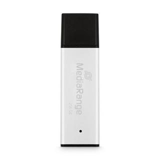 MediaRange USB-Stick MR1903 silber, schwarz 256 GB