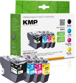 KMP Tintenpatrone ersetzt Brother LC3219XLBK, LC3219XLC, LC3219XLM, LC3219XLY